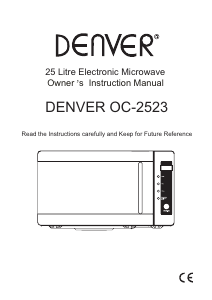 Manual Denver OC-2523 Microwave