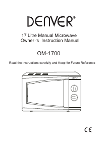 Brugsanvisning Denver OM-1700 Mikroovn