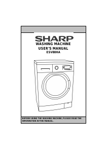 Handleiding Sharp ESV80HA Wasmachine