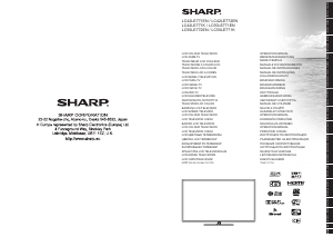 Handleiding Sharp LC-42LE771K LCD televisie