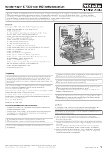 Handleiding Miele G 7827 Vaatwasser