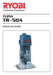 Manual Ryobi TR-50A Tupia