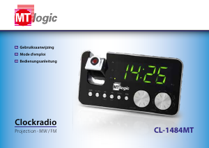 Mode d’emploi MT Logic CL-1484MT Radio-réveil