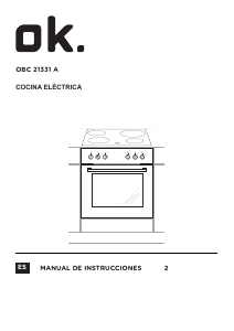Manual de uso OK OBC 21331 A Cocina