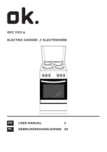 Handleiding OK OFC 11311 A Fornuis