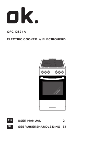 Handleiding OK OFC 12321 A Fornuis