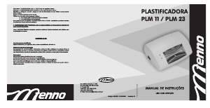 Manual Menno PLM 11 Plastificadora