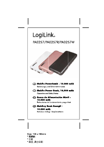 Manual LogiLink PA0257R Portable Charger