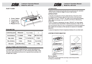 Manual DSB 330-LCD Laminator