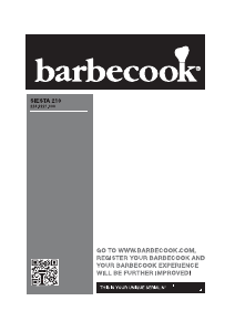 Manual de uso Barbecook Siesta 210 Barbacoa