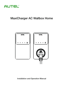 Manual Autel MaxiCharger AC Wallbox Home Charging Station