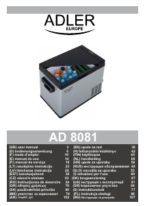 Priručnik Adler AD 8081 Hladna kutija