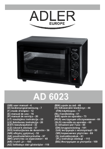 Bedienungsanleitung Adler AD 6023 Backofen