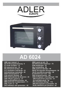 Bedienungsanleitung Adler AD 6024 Backofen