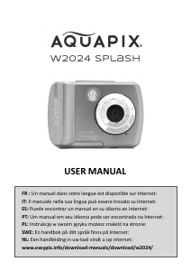 Manual Aquapix W2024 Splash Digital Camera