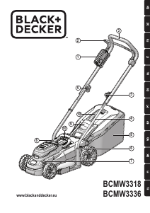 Manual Black and Decker BCMW3336L1 Lawn Mower