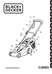 Bedienungsanleitung Black and Decker CLM3825L2 Rasenmäher