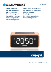 Návod Blaupunkt CR 65 BT Rádiobudík