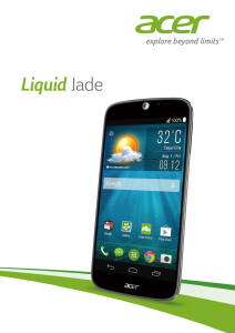 Handleiding Acer Liquid Jade Mobiele telefoon