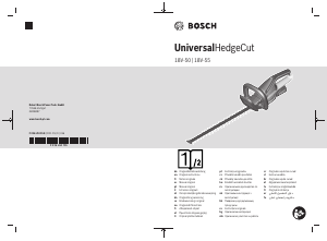 Bedienungsanleitung Bosch UniversalHedgeCut 18V-55 Heckenschere