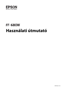 Használati útmutató Epson FastFoto FF-680W Szkenner