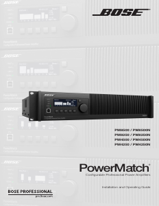 Handleiding Bose PM8250N PowerMatch Versterker