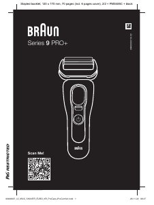 Bruksanvisning Braun 5793 Series 9 PRO+ Rakapparat