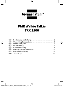 Mode d’emploi Brennenstuhl TRX 3500 Talkie-walkie