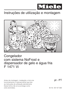 Manual Miele F 1471 Vi Congelador