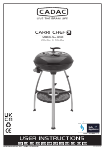 Manual de uso Cadac Carri Chef 2 Barbacoa