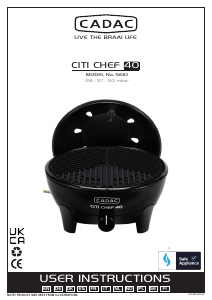 Käyttöohje Cadac Citi Chef 40 Grilli