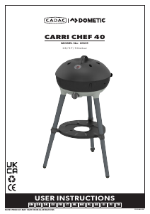 Bruksanvisning Cadac Carri Chef 40 Grill