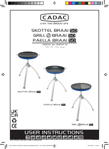 Brugsanvisning Cadac Paella Braai 50 Grill