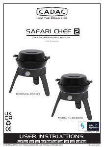 Käyttöohje Cadac Safari Chef 2 Grilli