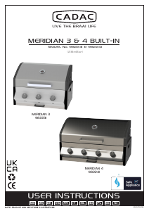 Bedienungsanleitung Cadac Meridian 3 Barbecue