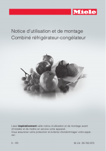 Mode d’emploi Miele F 1801 Vi Congélateur