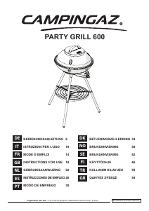 Manual Campingaz Party Grill 600 Grelhador