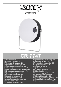 Manual Camry CR 7747 Heater