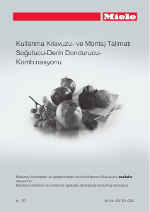 Kullanım kılavuzu Miele F 1901 Vi Dondurucu