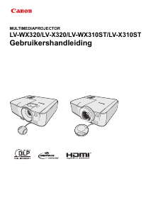 Handleiding Canon LV-WX320 Beamer