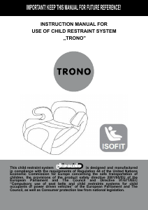Manual Chipolino Trono Car Seat