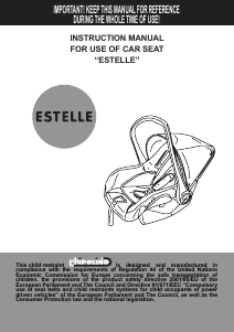 Manual Chipolino Estelle Car Seat