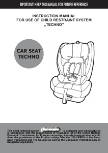 Manual Chipolino Techno Car Seat