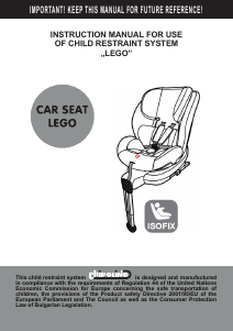 Manual Chipolino Lego Car Seat