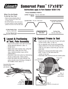 Handleiding Coleman Somerset Pass Tent