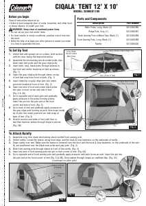 Manual Coleman Ciqala Tent