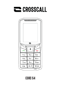 Manual Crosscall Core S4 Telefone celular