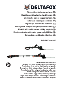 Bedienungsanleitung Deltafox DG-EHT 4648 K Heckenschere