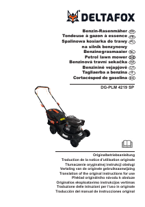 Manual Deltafox DG-PLM 4219 SP Lawn Mower