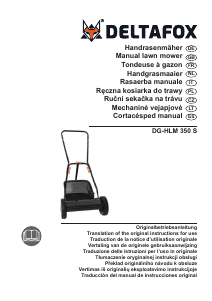 Manual Deltafox DG-HLM 350 S Lawn Mower